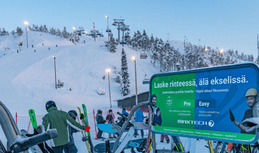 Maxtechin hiihtokeskuskampanja toimi erinomaisesti.